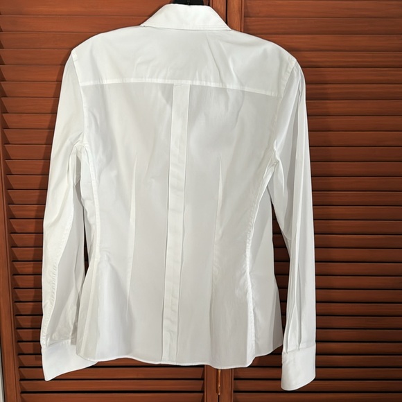 Dolce&Gabbana Poplin Classic-Fit Collared Shirt white Sz 44 (8) - Picture 5 of 7